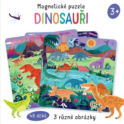 Svojtka & Co. Magnetické Dinosauři 3x16 dílků