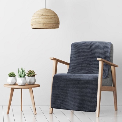 Takoy DESIGN 91 Přehoz na křeslo / deka AMBER velmi měkká na dotek se strukturovaným 3D vzorem z bavlněno-akrylových vláken-HF-416441 70 x 160 cm