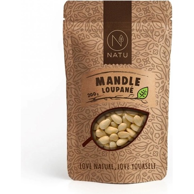 Natu Mandle loupané 200 g