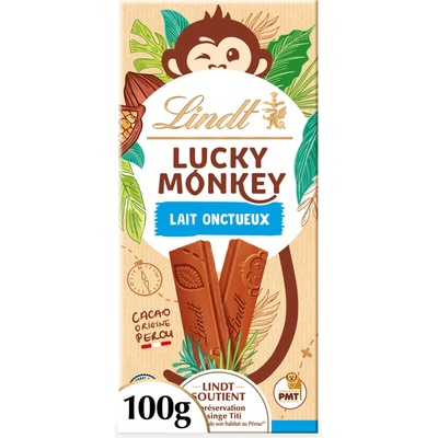 Lindt Lucky Monkey Mliečna čokoláda 100 g