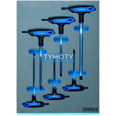 Narex Professional Modul imbus klíčů s T rukojetí 2 8mm/6dílů MODUL M 6 dílů T imbusy