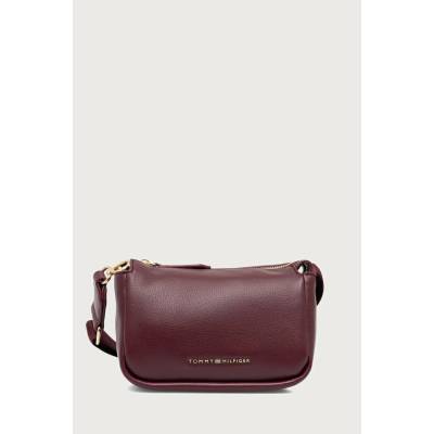 Tommy Hilfiger crossbody kabelka dámska z imitácie kože ESSENTIAL AW0AW19402 burgundské