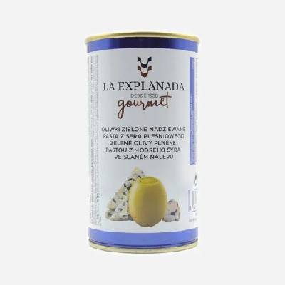 La Explanada Olivy zelené plněné sýrovou pastou 350 g
