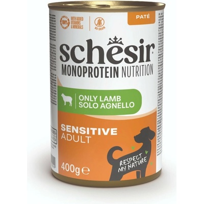 Schesir Dog Monoprotein Jahňacie paté 400 g