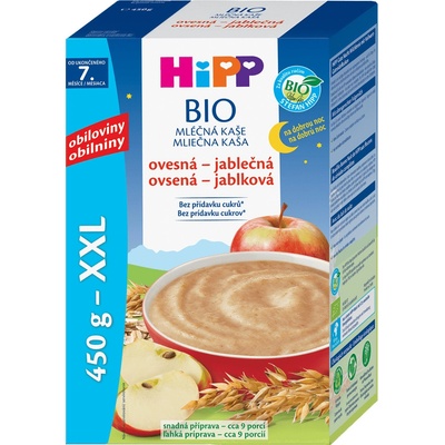 HiPP Bio mliečna na dobrú noc ovsená jablková 4 x 250 g