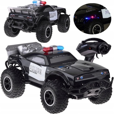 Jokomisiada Dálkově ovládaný policejní monster truck LED