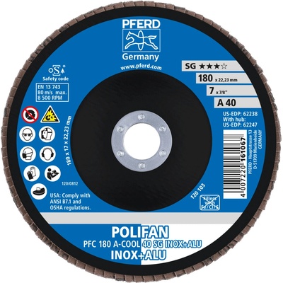 Pferd lamelový brúsny kotúč 180 mm 67754185