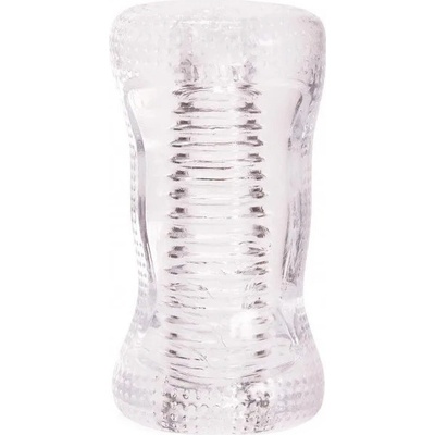 SuperLove Clear Ribbed Masturbator