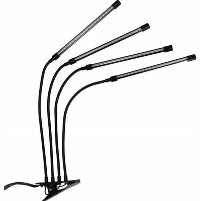 Jumi LED lampa pro růst rostlin 80 diod, 4 ramena, časovač, 25 W