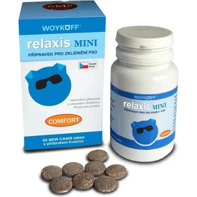 Woykoff Relaxis MINI na zklidnění pro psy 60 tbl – Hledejceny.cz