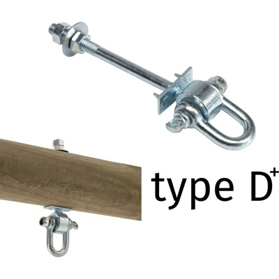 KBT Houpačkový hák šroub/matka O160 mm M12 typ D+ – Hledejceny.cz