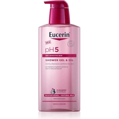 Eucerin Sprchový gel & olej pH5 Shower Gel & Oil 400 ml – Hledejceny.cz