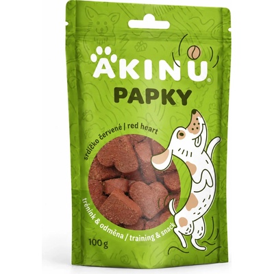 Akinu PAPKY Srdíčko červené 100 g