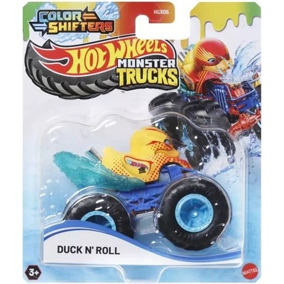 Mattel Hot Wheels Monster Trucks Color Shifters Duck N Roll