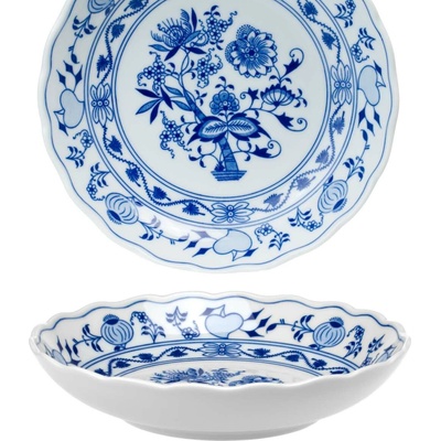 Český porcelán Dubí Cibulák mísa kompotová 24 cm