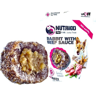 LK Baits PETs LK Baits Pet Nutrigo Dog Pamlsek Králík s Hovězí Omáčkou S-M 150 g