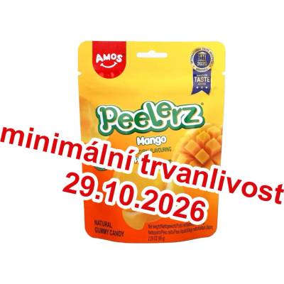 Amos Peelerz želé bonbóny s příchutí manga 65 g