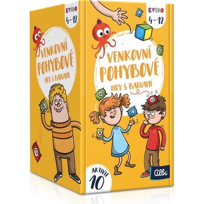 Albi Venkovní pohybové hry s barvami - Kvído