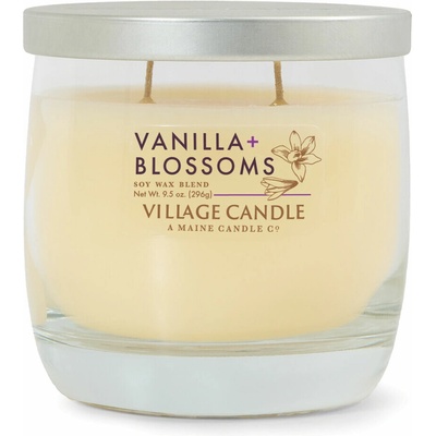 Village Candle Wild Light Bowl Vanilla + Blossoms 296 g