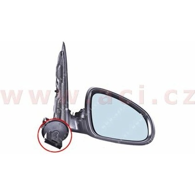 Vonkajšie zrkadlo VAN WEZEL 3749818