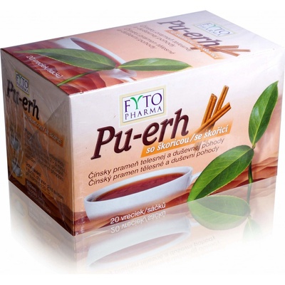 Fytopharma Pu erh se skořicí 20 x 1,5 g