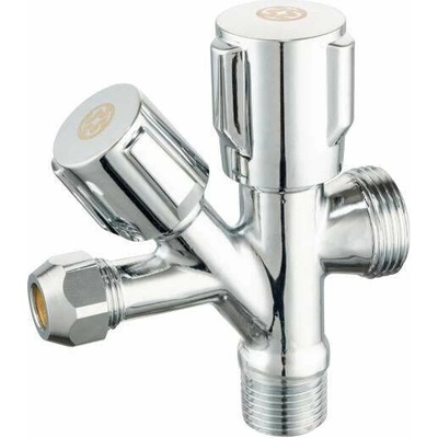 Melscher Kombinovaný ventil 1/2"x3/8"x3/4" s růžicí 1811
