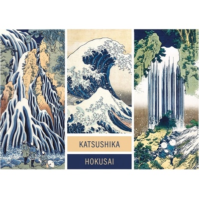 Interdruk Hokusai: Hokusaius Vodopádové vlny ART 1000 dílků