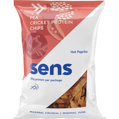 Sens Proteinové chipsy s cvrččím proteinem pikantní paprika 80 g