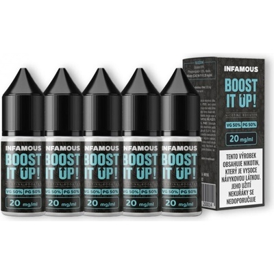 Infamous Booster MTL PG50/VG50 5 x 10ml 20 mg