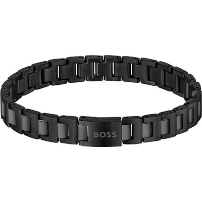 Hugo Boss Čierny pánsky náramok z ocele Candor 1580752