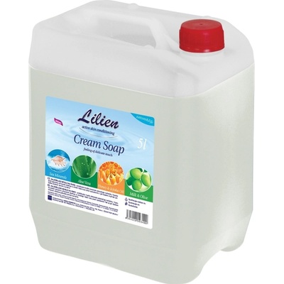 Lilien Olive Milk tekuté mýdlo náhradní náplň 5 l