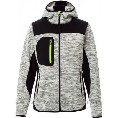 Payper bunda TRIP LADY Grigio Melange/Nero-Giallo Fluo