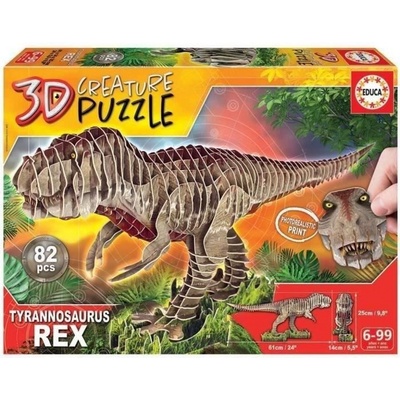 Educa 3D puzzle dinosaurus Tyrannosaurus Rex 82 ks – Hledejceny.cz