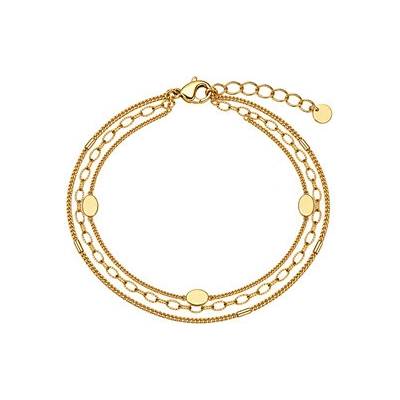 NUBIS Zlacený ocelový náramek OPS1058