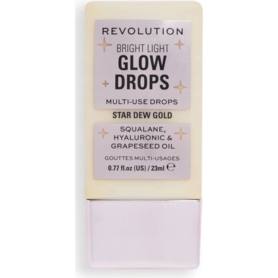 Revolution Bright Light Glow Drops Golden Star Dew 23 ml