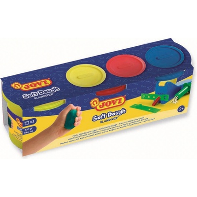 JOVI Měkká modelína Blandiver sada 3x110 g neon