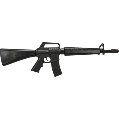 HafoToys Kapslíková kovová puška M16 s dlouhou hlavní série V535 černá