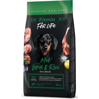Fitmin For Life Dog Lamb & Rice Mini 12 kg