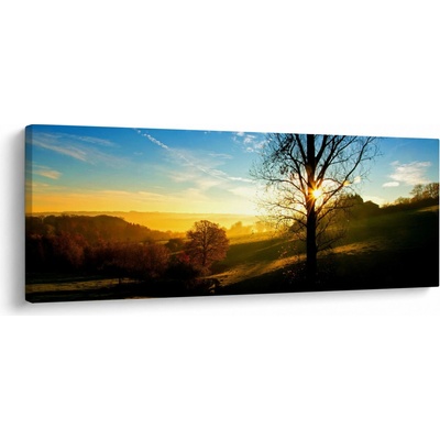 Obraz východu slunce, jednodílný 100x40 cm