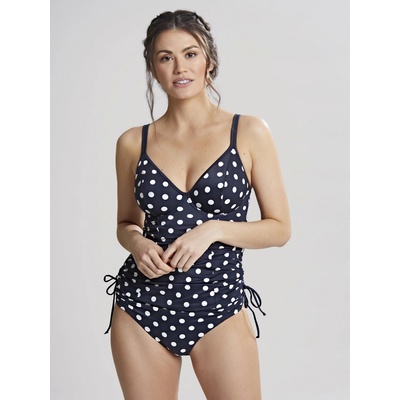 Panache Anya Riva Spot SW1451 tankiny vrchní díl navy ivory