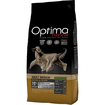 Optima Nova Grain Free Adult Medium Chicken and Potato kuře a brambory 12 kg