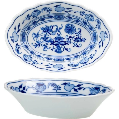 Český porcelán Dubí Cibulák miska raviere oválná 10372 18 cm
