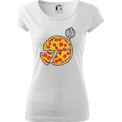 Pizza DJ Pure dámske tričko Biela