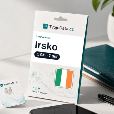 eSIM Irsko 1 GB / 7 dní