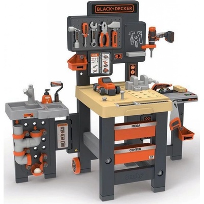 Smoby Black +Decker Mega Workbench Center – Hledejceny.cz