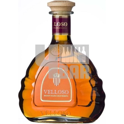 Velloso Brandy 25y 40% 1 l (holá láhev)