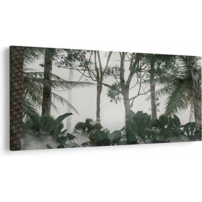 Obraz - Jungle v rannej hmle, jednodielne 200x100 cm