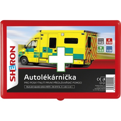 Autolékárnička Sheron, plastová, 182/2011