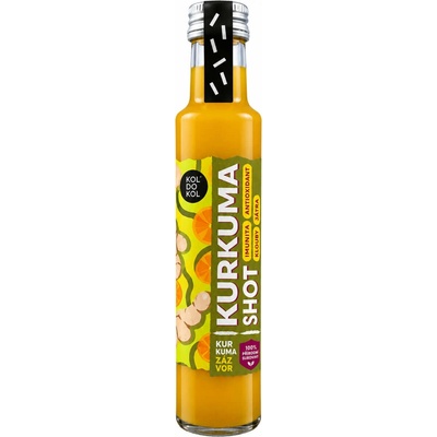 Koldokol BIO kurkumový shot se zázvorem 0,25 l