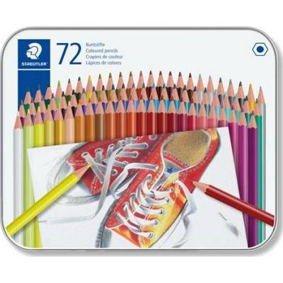 Staedtler sada farebných ceruziek šesťhranných v kovovej krabičke 175 72 rôznych farieb 175 M72